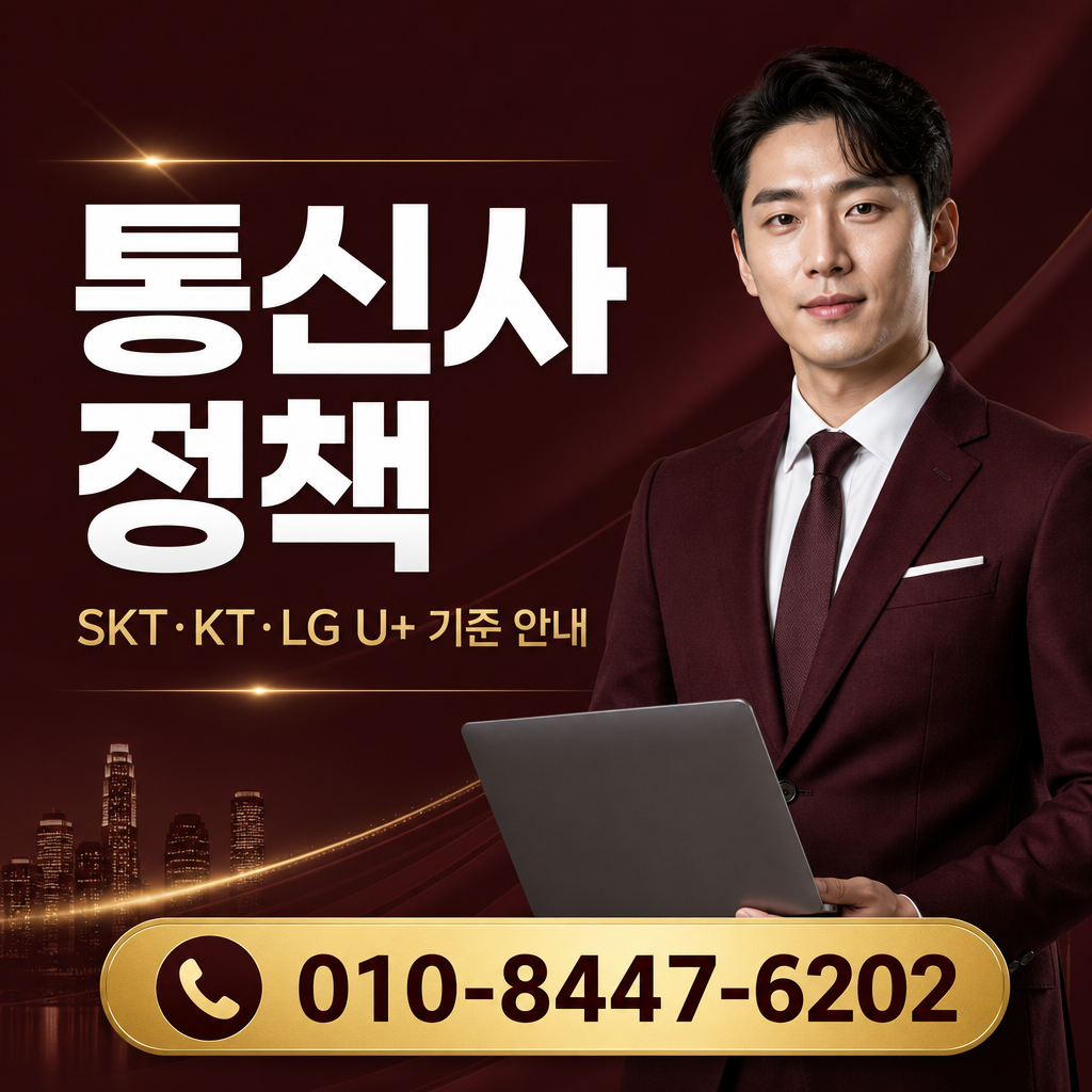 통신사별 정책 확인